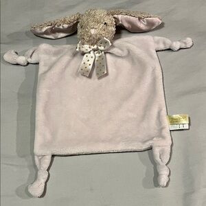 Dan Dee Collectors Choice Bunny Rabbit Plush Lovey Security Blanket Satin Ears